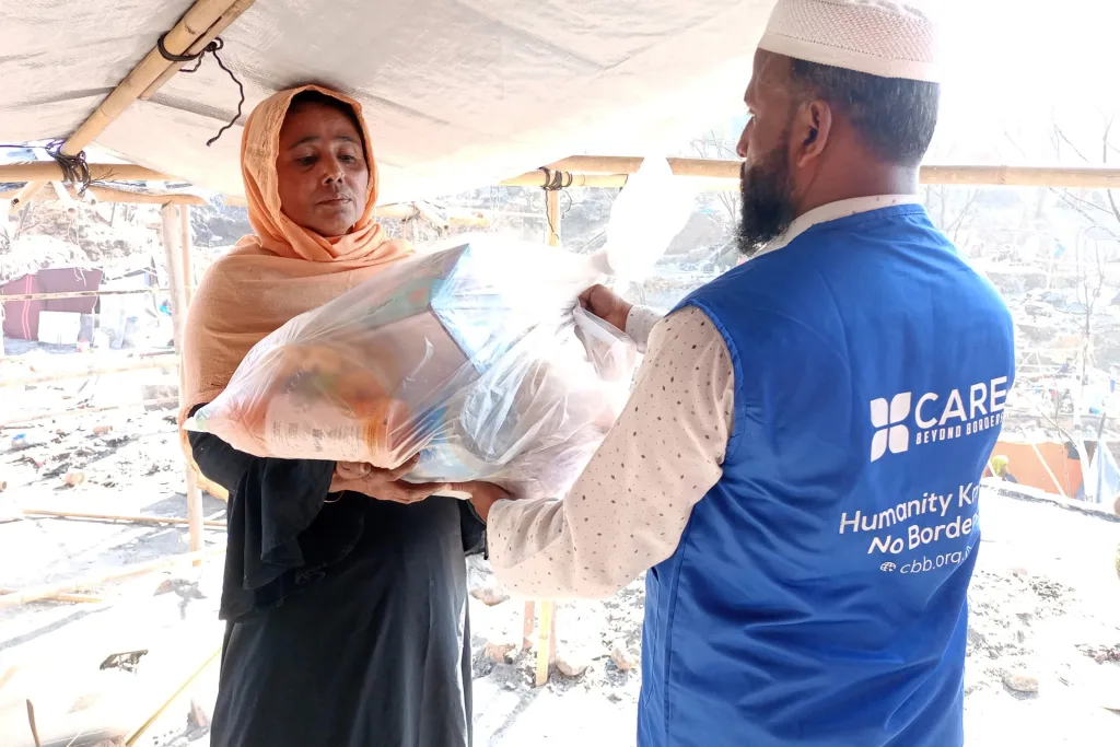 Dry Food Distribution after fire incident